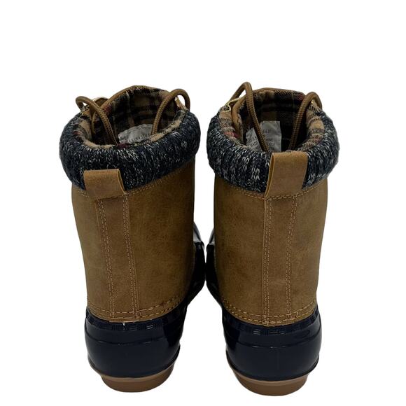 JUSTFAB Women's Evi Duck Boot in Tan Size 6.5 - Picture 3 of 8